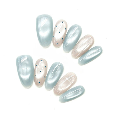 Glazed Pearl Minimalist Nails by EvadiaGrace