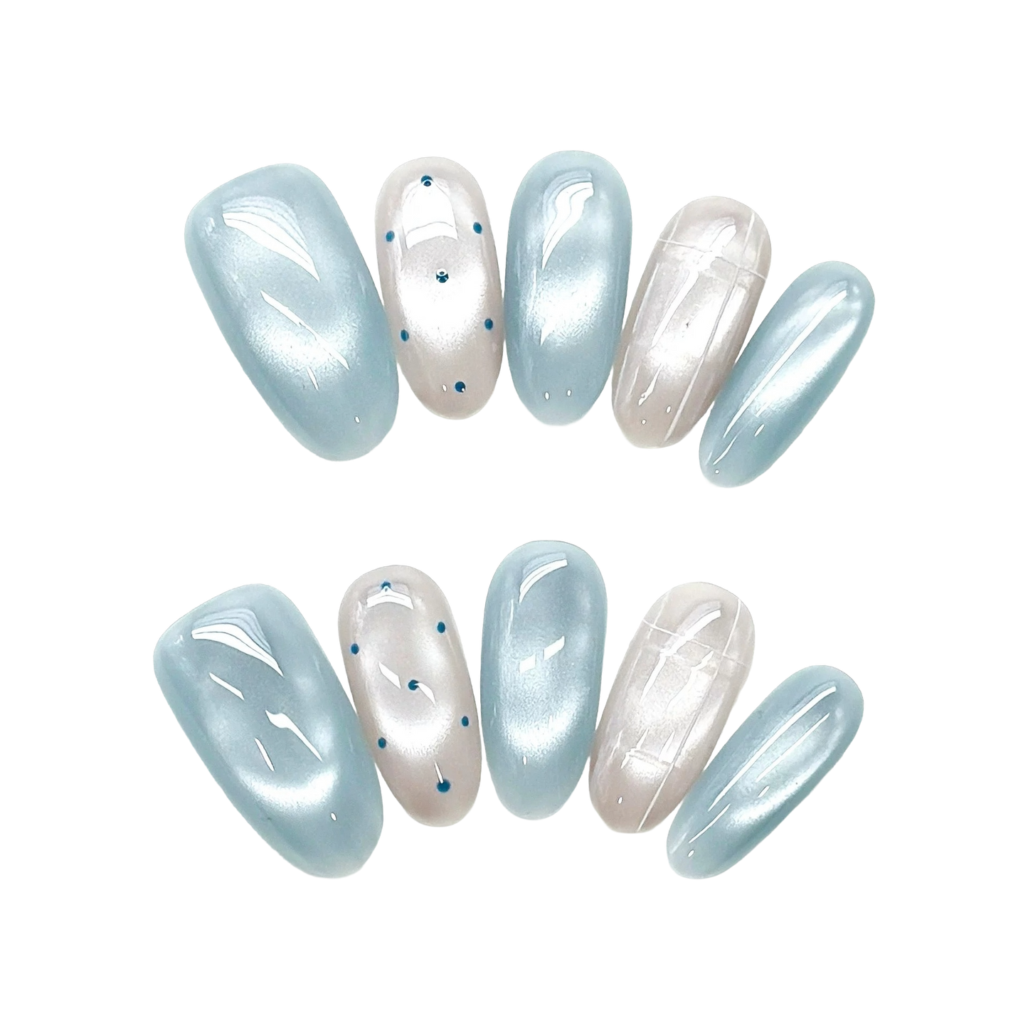 Glazed Pearl Minimalist Nails by EvadiaGrace